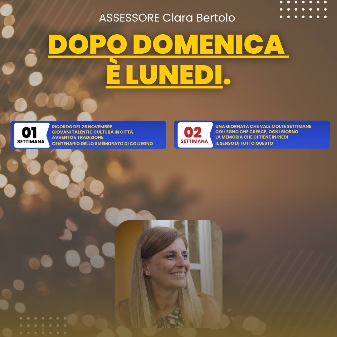 Collegno, dicembre che accende idee, memoria e comunità